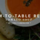 Farm to Table and Now to You: A Tasty How to